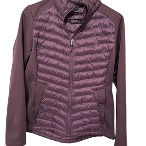 32 Degrees Women's Purple Quilted Puffer Jacket